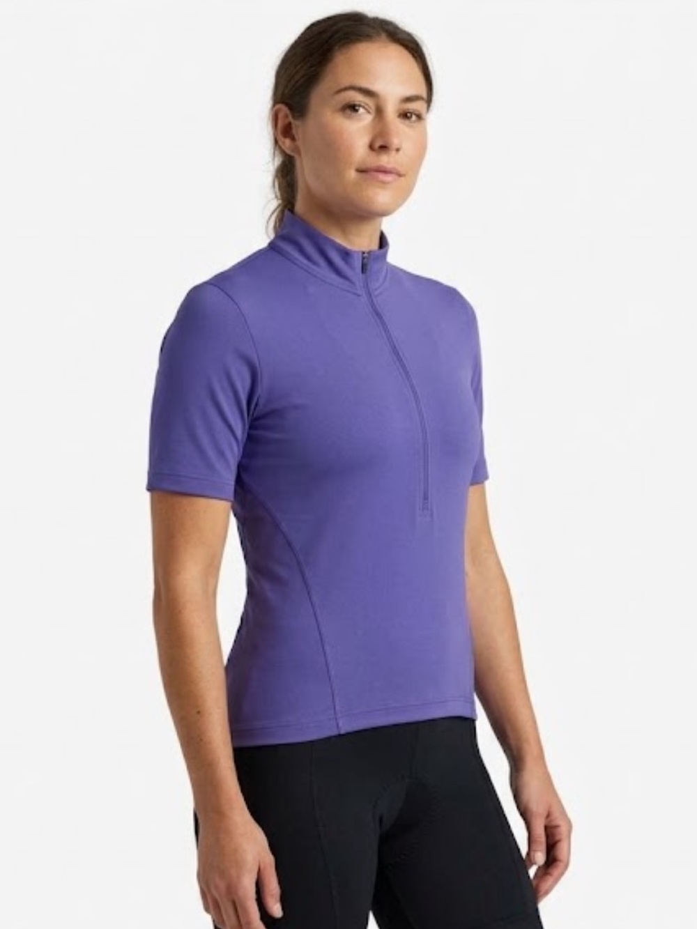 Patagonia Cycling Jersey Vintage Bike Jersey Purple Half Zip Short Sleeve M
J
